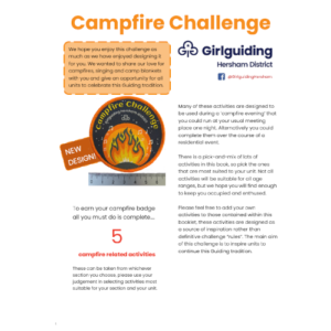 Campfire Challenge PDF