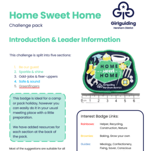 Home Sweet Home Challenge Pack (PDF)